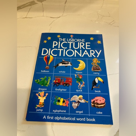 The Usborne picture dictionary a first alphabetical word picture book children - Picture 1 of 9